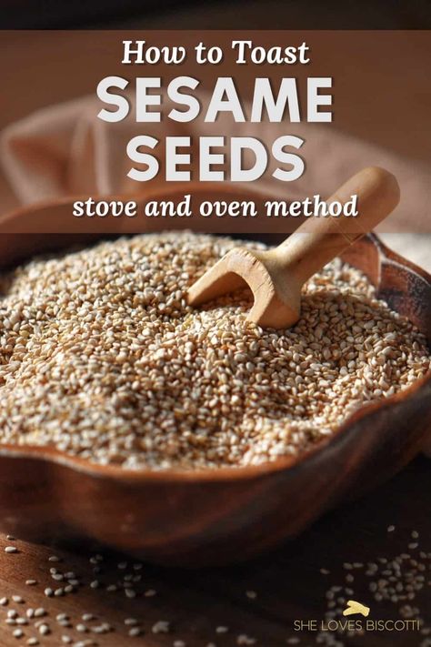 How to Toast Sesame Seeds: Oven and Stovetop Method Oven And Stove, Italian Christmas Cookies, Italian Recipes Traditional, Italian Recipes Easy, Italian Soup, Italian Appetizers, Toasted Sesame Seeds, Vegetable Seasoning, Basic Recipes