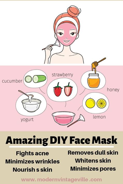 Treat yourself to a luxurious homemade face mask. Your skin will become youthful and glowing! Obličejové Masky, Homemade Face Mask, Turmeric Face Mask, Skin Care Routine For 20s, Face Scrub Homemade, Easy Face Mask Diy, Face Mask Recipe, Health Planner, Diy Skincare