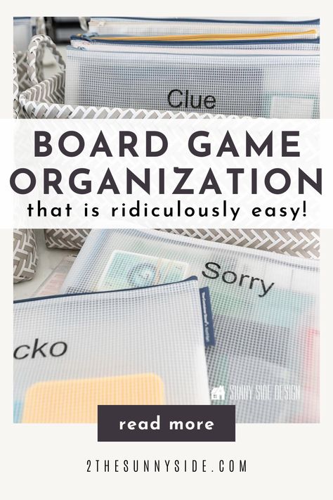 Board games come in a shapes and sizes and it may be difficult to find a good way to keep them organized. Click to see our storage solution for family board games and organizing ideas for all or your board games. Board game storage ideas for the living room, closet and small spaces. Perfect for organizing games for kids. Check out my game closet. #boardgameorganization #organizinggamesandpuzzles #organizinggamesforkids Board Game Storage Closet, Board Games Storage Ideas, Board Game Organization Ideas, Board Game Storage Ideas, Game Storage Ideas, Organizing Games, Game Closet, Puzzle Organization, Living Room Closet