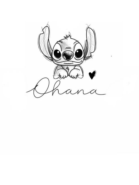 Ohana Tattoo For Men, Stitch Ohana Tattoo, Stitch Disney Tattoo, Ohana Stitch Tattoo, Stitch Tattoo Ideas, Ohana Tattoo, Stitch Tattoo, Remembrance Tattoos, Tattoo Design Book