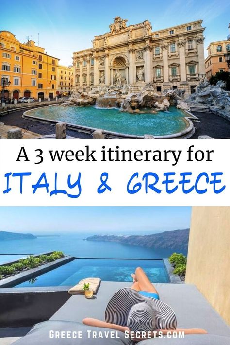 greece and italy itinerary Italy And Greece Itinerary 2 Weeks, Greece And Italy Itinerary, Italy Greece Itinerary, Life In Europe, Greece Culture, Europe Holiday, Greece Itinerary, Mediterranean Travel, Greece Trip