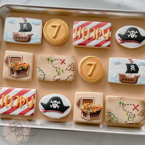 A Pirates Life For Me, Pirates Life For Me, Kids Pirate Party, A Pirates Life, Pirate Cookies, Mermaid Cookies, Crazy Cookies, Pirates Life, Pirate Kids