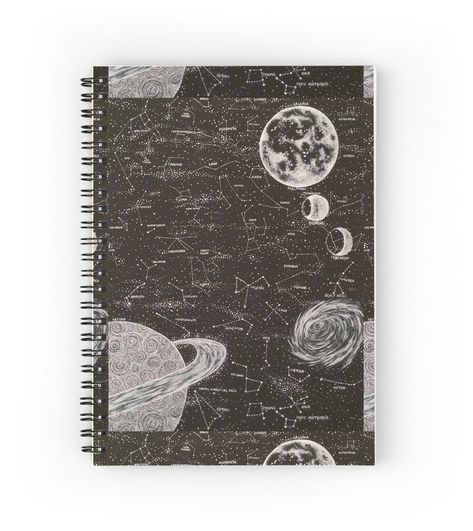 Couple Room Ideas, Cute Notebooks For School, Space Notebook, Space Journal, Aesthetic Notebooks, Notebook Inspiration, What's In My Backpack, School Material, Hogwarts Dr