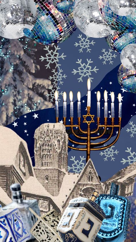 yall im excited for hanukkah this year 😩😩 #haukkah #hanukah #chanukah #winter #dreidel #menorah #gimel #shin #holiday #jewish Hanukkah Phone Wallpaper, Hanukkah Wallpaper Iphone, Chanukah Aesthetic, Hannukah Wallpaper, Home For The Holidays Aesthetic, Hannukah Aesthetic, Jewish Wallpaper, Hanukkah Wallpaper, Hanukkah Aesthetic