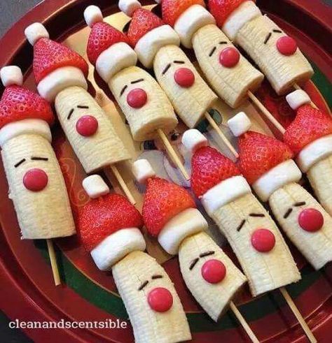 Healthy Christmas Snacks, Best Christmas Recipes, Christmas Fruit, Healthy Christmas, Christmas Lunch, Christmas Brunch, Xmas Food, Christmas Breakfast, Christmas Party Food