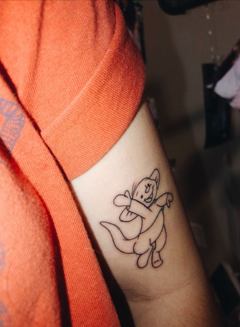 #Winniethepooh #tattoo #roo #bodyart Tigger And Roo Tattoo, Winnie The Pooh Roo Tattoo, Roo Winnie The Pooh Tattoo, Roo Tattoo Ideas, Roo Tattoos, Kanga And Roo Tattoo, Roo Winnie The Pooh, Winnie The Pooh Tattoo, Pooh Tattoo