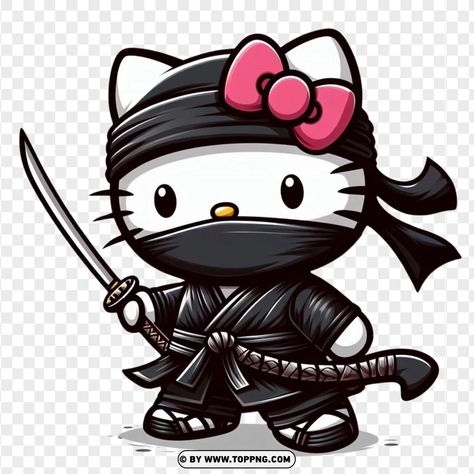 Ninja Hello Kitty, Hello Kitty Photos, Hello Kitty Dress, Walpaper Hello Kitty, Kitty Images, Hello Kitty Halloween, Hello Kitty Art, Hello Kitty Birthday, Mini Drawings