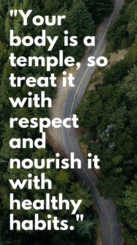 "Your body is a temple, so treat it with respect and nourish it with healthy habits." - Unknown Your Health Is Important Quotes, Holistic Health Quotes, Heath Quotes, Exercise And Mental Health, Healthy Habits Motivation, Best Smile Quotes, Nutrition Quotes, Healthy Quotes, Health And Wellness Quotes