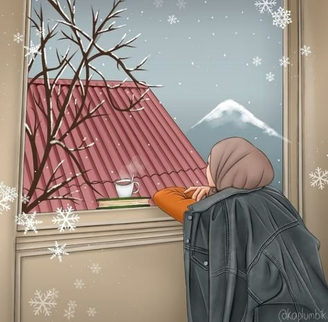 Hijab Drawing, Anime Hijab, Islamic Cartoon, Anime Muslim, Hijab Cartoon, Islamic Artwork, Muslim Girl, Islamic Girl, Girly Art Illustrations