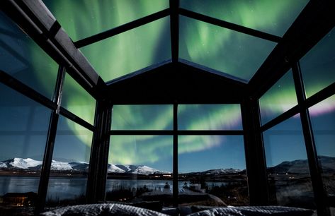 Pin It Iceland Hotels, Northern Lights Viewing, Azores Islands, Glass Cabin, Azores Portugal, Hot Pools, Visit Iceland, Sleeping Under The Stars, See The Northern Lights