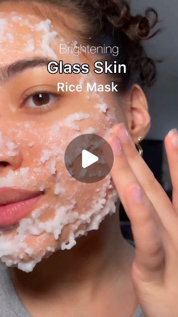 Rice Face Mask, Rice Mask, Brightening Face Mask, Glowing Skin Mask, Tapestry Woven, Homemade Beauty Tips, Women's Beauty, Ancient Beauty, Homemade Face Masks