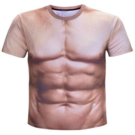 PRICES MAY VARY. Materials:Polyester,Cotton,Spandex Round neck, front and back two side 3D printed pattern t shirt, unique style. men's 3d funny t shirt Package:1* muscle T-shirt Muscle Print Tshirt, Casual Punk, Tied T Shirt, Fashion Creative, Muscle T Shirts, Tee Shirt Homme, Funny Outfits, Fashion Summer, Casual T Shirts