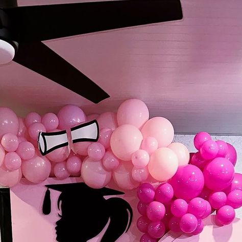 Balloons and Blooms on Instagram: "Come on Barbie’s LETS go graduate 👩‍🎓 💕💕 love this energy ! Who else LOVEDD THE BARBIE movie !!! Such a beautiful meaning 💞💞💞 ! #barbies #barbiemovie #barbiegraduation #barbiethemovie #barbieparty #barbiegraduation #grad #congratsgrad #girlsruntheworld #barbiestyle #barbiegirl #barbiepartytheme #barbiepartydecor #barbiepartyideas" Barbie Graduation Party, Barbie Graduation, Pink Grad Party, The Barbie Movie, Girls Run The World, Beautiful Meaning, Graduation Theme, Barbie Party, Congrats Grad