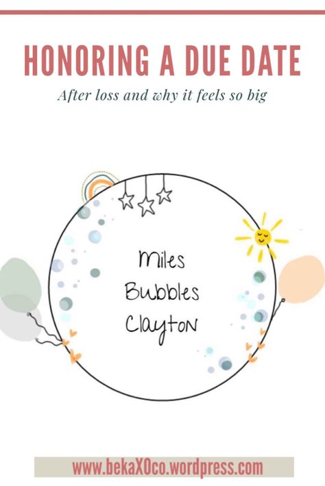 Due Date After Loss, Remembering Baby, Happy Due Date, Baby Due Date, Infant Loss Awareness, Birthday Traditions, Baby Loss, Pregnancy Loss, Infant Loss