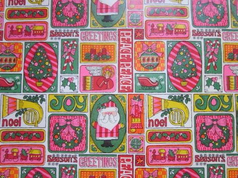 Image result for 70s christmas colors Zoya Cherkassky, 70s Christmas Aesthetic, Christmas Imagery, 60s Christmas Card, Vintage Santa Wrapping Paper, Mod Christmas, 70s Christmas, Childhood Christmas, Lush Christmas