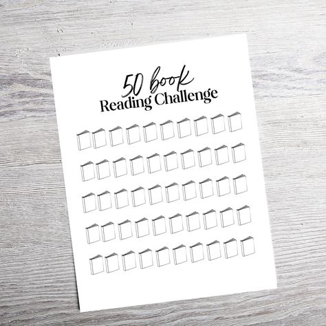 Excited to share the latest addition to my #etsy shop: 50 Book Reading Challenge - Digital Download https://etsy.me/3GhlnZ2 #2023lifestyle #2023resolutions #downloadableplanner #printableplanner #50bookchallenge #readingchallenge #reading #bookreading #bookchallenge 50 Book Challenge, Book Reading Challenge, Goals For The Year, Book Reading Journal, Challenge Tracker, Reading Adventure, Reading Goals, Book Challenge, Book Reading