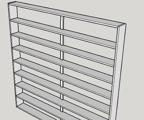 Diy Dvd Shelves, Diy Dvd Storage, Diy Dvd, Dvd Storage Shelves, Dvd Organization, Dvd Rack, Easy E, Cd Shelves, Dvd Shelves