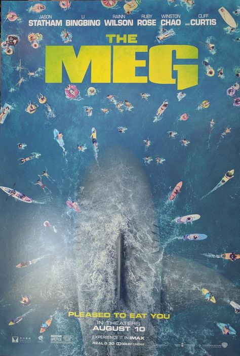 The Meg (2018) Meg Movie, Tam Film, The Meg, Rainn Wilson, Full Mon, Robert Taylor, 2018 Movies, Jason Statham, Hindi Movies