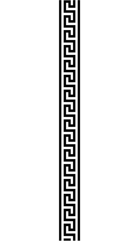 Versace Band Tattoo, Versace Tattoo Ideas, Meander Tattoo, Versace Tattoo, Easy Tattoos To Draw, African Drawings, Motorcycles Logo Design, Versace Pattern, Wing Tattoo Men