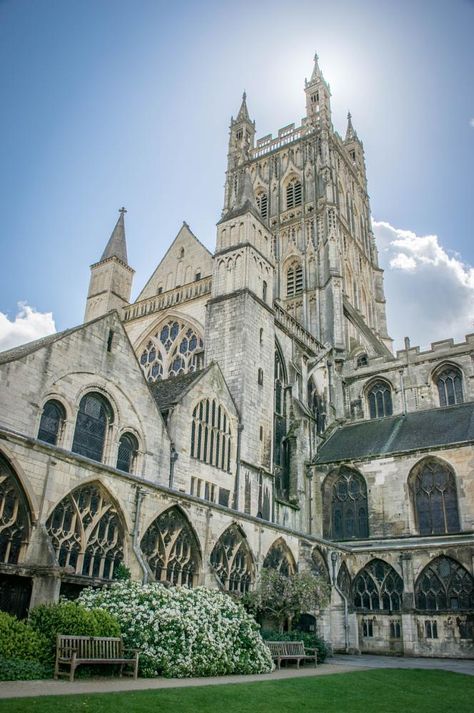 Gloucester Cathedral by Andy Moreton Gothic Setting, Gloucester Cathedral, Cathedral Church, Gloucester, Place Of Worship, Architecture Fashion, Beautiful Architecture, Great Britain, Barcelona Cathedral