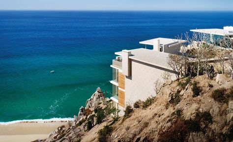 Casa Finisterra by Steven Harris Architects Minimalist Beach House, Kb Homes, Norman Foster, Beach House Design, Minimalist Architecture, San Lucas, Cabo San Lucas, New Homes For Sale, Dream Home Design