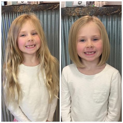 Children Haircut Girl, Kimberly Hair, Bob Haircut For Girls, Straight Bob Haircut, Straight Hair Cuts, Girl Haircut, Short Hair Styles For Round Faces, Kids Hair Cuts, Girl Haircuts