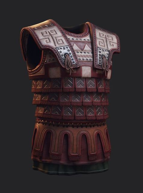 Armor Drawings, Roman Armor, Armor Clothing, Ancient Armor, Terracotta Warriors, Greek Warrior, Ancient Warfare, Ancient Technology, Leather Armor