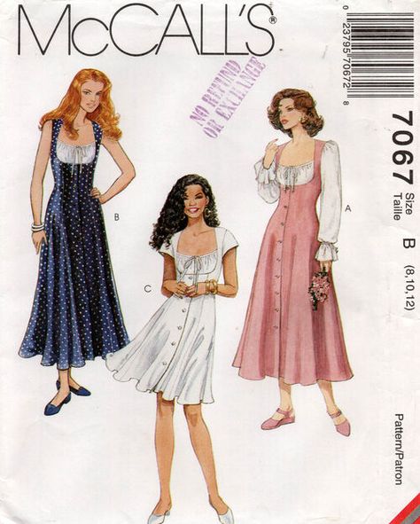 Vintage Clothes Patterns, Buttoned Dress, Bodice Pattern, Seventies Fashion, Buy List, Vintage Dress Patterns, Christian Girl, Mccalls Sewing Patterns, Diy Sewing Clothes