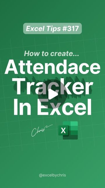 Christian Colombo | The Excel Guru on Instagram: "Should I tell my boss this Excel hack? 🤔

👉🏼 Comment "Guide" to get my NEW Excel Formula Guide!

In this tutorial, you'll learn how to create an attendance tracker in Excel using checkboxes and formulas.

#excel #exceltips #exceltricks #spreadsheets #workhacks #corporate #accounting" Microsoft Excel Formulas, Attendance Tracker, Corporate Accounting, Computer Love, Computer Hacks, Excel Formulas, Work Advice, Excel Hacks, Excel Tips