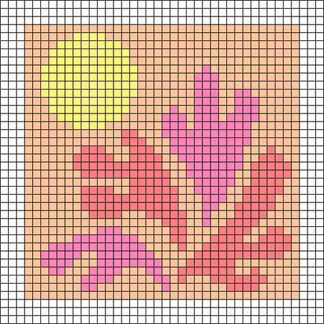 Sun Tapestry, Henri Matisse Art, Art Matisse, Graph Paper Art, Crochet Plant, Crochet Design Pattern, Iron Beads, Pixel Pattern, Matisse Art