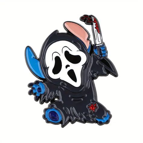 Cute Black Halloween Lapel Pin, Enamel Pin, Cartoon Brooch Badge For Clothing Hat Backpack Accessory, Gifts - Temu Horror Cartoon, Bag Badges, Craft Printing, Valentines Day Birthday, Black Halloween, Pin Jewelry, Women Accessories Jewelry, Vintage Halloween, Enamel Pin