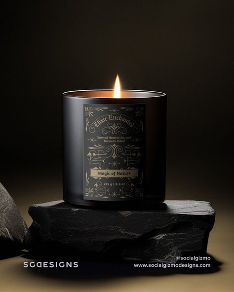 Diy Witchcraft, Candle Game, Luxury Branding Identity, Witchcraft Candles, Candle Label Template, Label Ideas, Candle Projects, Candle Label, Diy Branding