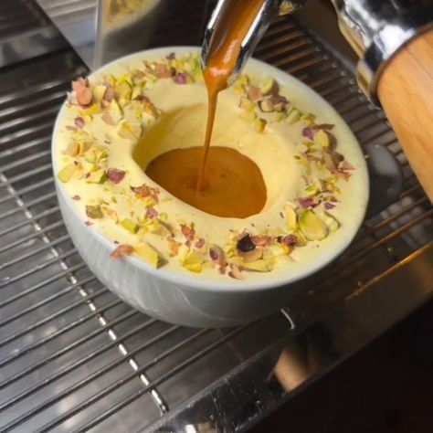 Satisfying and Artistic Videos 🍉🦋༘⋆ on Instagram: "Pistachio Affogato☕ Follow @selfsatisfya for more❤. . Credit: @latteartcity . . ⏩DM for credit or a removal request. ✔️All rights and credits reserved to the respective owners." Pistachio Affogato, Artistic Videos, Pistachio, Coffee Cups, Dessert, Coffee, On Instagram, Instagram