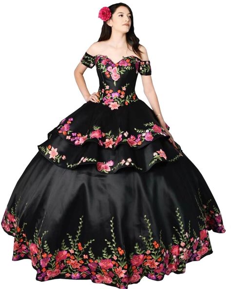 PRICES MAY VARY. Lace-up Floral Applique,Tiered,Satin,Off The Shoulder,Corset Back, Floor Length,Ball Gown Quinceanera Dresses Cahrro,Long Homecoming Dresses Prom,Sweet 16 Dresse mexican,Damas Quinceanera Dress Warm Note: We can make special occasiton dress according to your request, such as customize size, add pockets, add train, add sleeves, change neckline and so on. Please don't hesitate to contact us if you have any questions or concerns before or after your purchase. We are committed to yo Quinceanera Dresses Charro, Vestido Charro, Wedding Dress Off The Shoulder, Formal Dresses Women, Ball Gown Quinceanera Dresses, Charro Quinceanera Dresses, Gown Neckline, Mexican Quinceanera Dresses, Chic Wedding Dress