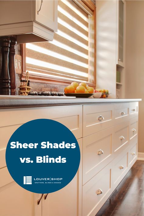 Sleek and modern with a wide range of styles. Bring a soft glow of sunlight to any room in your home with sheer shades. Read more about them at the link in our bio. Sleek and modern with a wide range of styles, it can be hard choosing between blinds and sheer shades. Read more by clicking the link. #louvershop #madeintheUSA #windows #windowtreatments #designinspo #interiordesign #decorinspo #renovation #interiorinspo #dreamhome #homeinspo #homeideas #howyouhome #sheershades #windowshade Shades Vs Blinds, Modern Window Blind, Sheer Roller Shades, Wooden Window Blinds, Sheer Shades, Faux Wood Blinds, Custom Blinds, Hunter Douglas, Wood Blinds