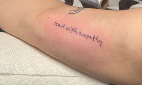 Empathetic Tattoo, Tattoo Ideas For Sensitive People, Do Unto Others Tattoo, Tattoos About Being Sensitive, Sensitive Person Tattoo, Sensitive Soul Tattoo, Highly Sensitive Person Tattoo, Helping Others Tattoo, Sensitive People Tattoo