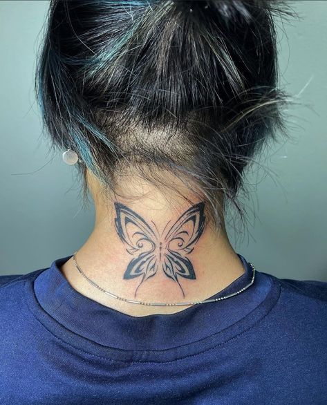 Romantic Words For Her, Awareness Tattoo, Tatuaje A Color, Creative Tattoos, Mini Tattoos, Pretty Tattoos, Neck Tattoo, Butterfly Tattoo, Lotus Flower Tattoo