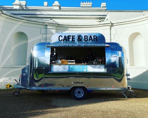 Airstream Coffee Shop, Airstream Bar, Burger Place, Food Vans, Bar Hire, Burger Places, Coffee Truck, Custom Trailers, Food Trailer