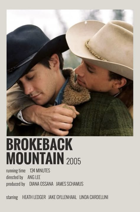 Minimalist Polaroid Poster, Classic Films Posters, Brokeback Mountain, Iconic Movie Posters, Movie Card, Film Posters Minimalist, Retro Posters, Great Movies To Watch, Septième Art