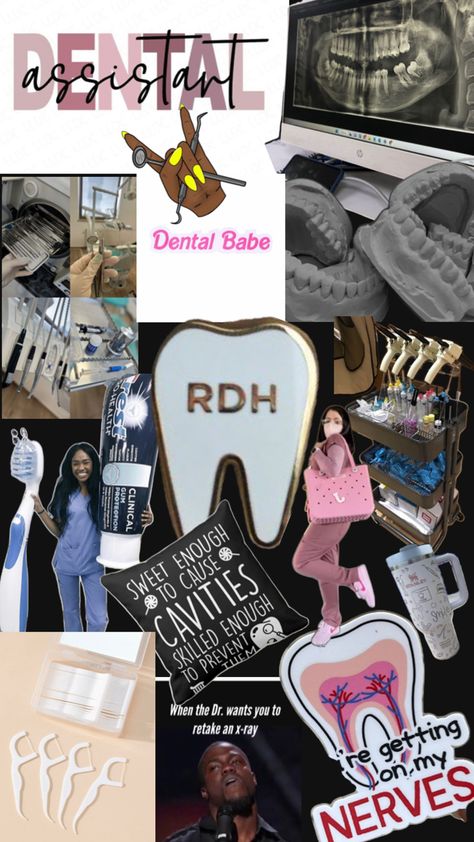 RDA/RDH Dental Hygiene Graduation, Dental Assistant Humor, Dental Assistant School, Dental Hygienist School, Dental Assistant Study, Registered Dental Hygienist, Dental Hygiene Student, Dental World, Dental Aesthetics