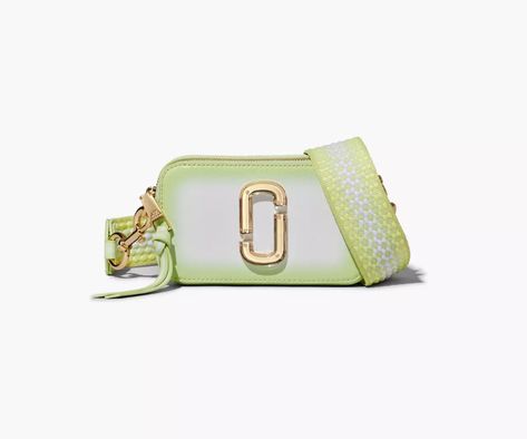 The Fluoro Edge Snapshot | Marc Jacobs | Official Site Mini Bag Outfit, Marc Jacobs Snapshot Bag, Compact Bag, Leather Handbags Crossbody, Marc Jacobs Bag, Designer Crossbody Bags, Monogrammed Items, Womens Purses, Green Bag