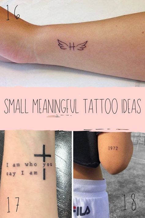 21 Small Meaningful Tattoos For 2021 - tattooglee Unique Tiny Tattoos With Meaning, Small Tattoo Ideas For Women Meaningful, Mini Tattoos With Deep Meaning, Small Tats With Meaning, Meaningful Unique Tattoos For Women, Tatoos Small Meaningful For Women Quotes, Tattoos For Women Dainty, Sentimental Small Tattoos, Small Tatos Ideas