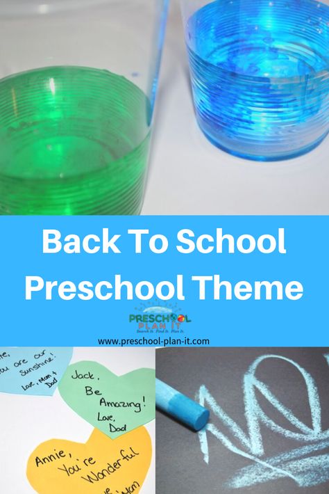 Back to School Theme for Preschoolers Back To School Theme Activities, School Theme Activities, School Preschool Theme, September Preschool Activities, 3k Classroom, Learning Center Ideas, Welcome To Preschool, Activities Board, Back To School Preschool