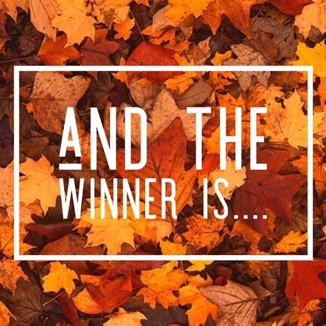 Winner Graphic Fall, Scentsy Winner, Scentsy Welcome To The Party Fall, Scentsy Fall Games For Facebook, Farmasi Fall Graphics, Fall Giveaway Ideas, Winner Graphic, Fall Interactive Posts Facebook, Scentsy Fall