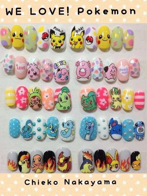 Sushi Nails, Otaku Mode, Tokyo Otaku Mode, Tokyo, Pokemon, Nails, Pokémon