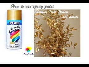 Spray Paint Flowers, Pelli Poola Jada, Spray Paint Crafts, Poola Jada, Fabric Spray Paint, How To Spray Paint, Glitter Spray Paint, Diy Spray Paint, Making Flowers