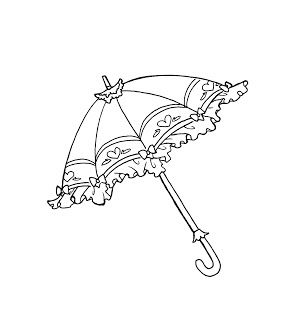 Parasol Drawing, Parasol Tattoo, Umbrella Coloring Page, Umbrella Drawing, Magnolia Stamps, Embroidery Transfers, Digi Stamp, Beach Umbrella, Digi Stamps