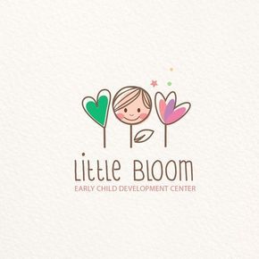 Logo made for a Preschool with children 6 weeks to 6 years old. Daycare Logo Design, Preschool Logo, Kindergarten Logo, Daycare Logo, Logo Education, Baby Logo Design, Kids Logo Design, Baby Logo, Kindergarten Lesson Plans