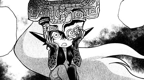 Midna Legend Of Zelda, Midna Twilight Princess Manga, Midna Twilight Princess Pfp, Loz Midna, Zelda Header, Midna Tattoo, Loz Manga, Weird Pfps, Midna Twilight Princess