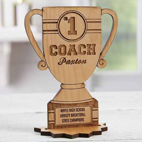 Wooden Trophy Design, Wooden Trophy, Wood Trophies, Wood Keepsake, Laser Cut Wood Crafts, Unique Gifts For Dad, Trophy Design, Teacher Personalized, Tabletop Display